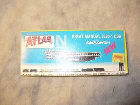 2581-1 Atlas N Gauge Usa Right Remote Snap Switch Turnout Ln/box
