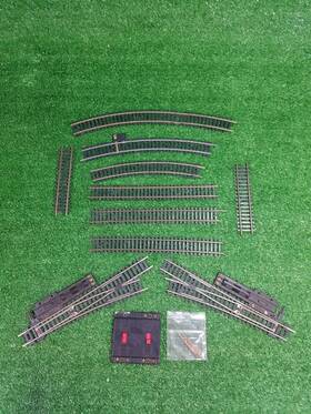 Atlas 281/282 Custom Line Ho Nickel Silver #4 Left And Right Turnout With Switch Machines