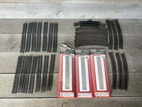 2929 Atlas Vintage Ho Scale Rail Road Train Track Lot Of 44 Curve Straight