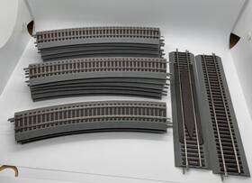 Atlas 463/450 Ho Scale True Track Lot 18 Pc Mixed Radius 22 Inch R Curved Straight Terminal