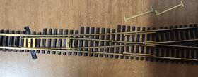Atlas 5645645 Vintage Ho Scale Brass Lh Assembled Turnouts Lot Of 4 # 6lh Nos