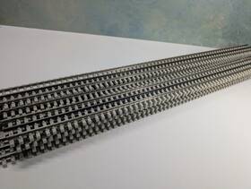 6054 Atlas O Custom Flex Track With Concrete Ties Various Sizes 8 Pcs Read
