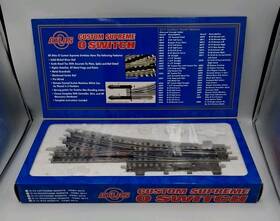 6073 Atlas 641988006884 #6073 Nickel O-72 Right Hand Remote Switch Turnout O Gauge Incomplete