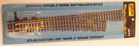 Atlas 732573002340 234 Ho Brass Mark 2 #6 Right Switch Turnout