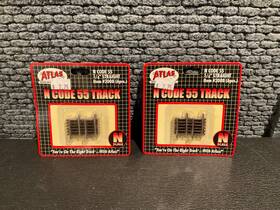 Atlas 732573020085 #2008 N Scale Code 55 3/4 Inch Straight Track 2 Pack 12 Sections