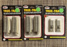 2426 Atlas 732573024137 True-track 2413 Half 12.5 Rad. Curve And 2 Inch Str With Bumper All New Lot