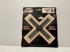 Atl2569 Atlas 732573025691 N Scale 90 Degree Crossing Snap Track Black Ties Gauge Train New