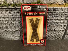 Atl2042 Atlas #2042 N Scale Code 55 30-degree Crossing