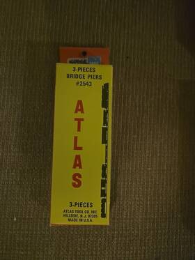 Atl2543 Atlas N Scale 2543 Bridge Piers 3 Pcs