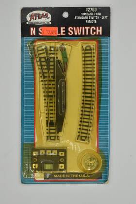 Atl2700 Atlas N Scale 2700 Remote Left Hand Turnout Switch With Snap-track