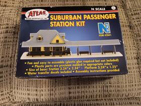 Atl2841 Atlas #2841 Passenger Station With Platform Building Kit-n-scale