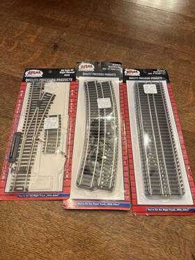 Atm536 Atlas Ho Code 83 Track Lot 22 Inch Radius Curved #536 Nickel Silver #520 9 And #543