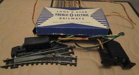 El-105 Atlas Vintage Lone Star Treble-o-lectric N Scale Train Right Hand Switch With Controller
