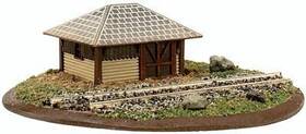 Atlas Model Railroad 4001014 N Section House - Kit Laser-cut Wood