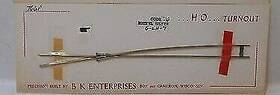 766p B.k. Enterprises Ho Scale Code 70 Nickel Silver Left Hand Turnout