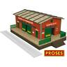 Bac39118 Bachmann Industries Ho Scale Warehouse With Motorized Working 022899391182