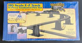 Bac44471 Bachmann 005/02/772/01 00 Ho E-z Track Graduated Pier Set 14 Trestles Train Overpass New