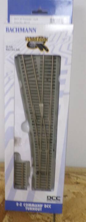 Bachmann 022899441320 Ez Command Ho Ns Nickel #5 Dcc Turn Out Switch Left Hand Free S&h
