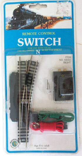 Bachmann 022899446653 Remote Control Switch N Scale 44665 Right Hand New