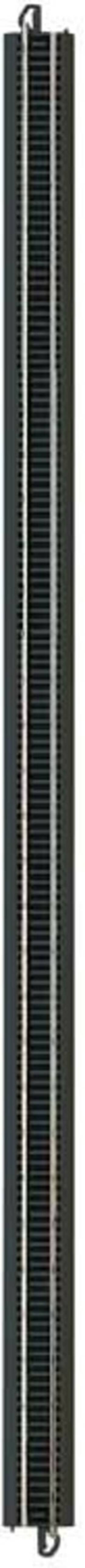 44486-25 Bachmann Ho Black Roadbed With Steel Rail 36 Inch Straight Ez-track 25 Pcs