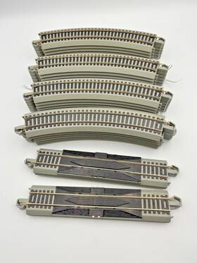 44502 Bachmann 44501 Ho Scale Nickel Silver E-z Track Lot 24x 18 Inch Radius Curve And 4x Rerailer