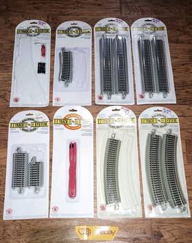 44514 Bachmann 44501 44511 44498 44561 20 Pc Lot Ho Scale Ez Track Nickel-silver Train Nos New Open Box