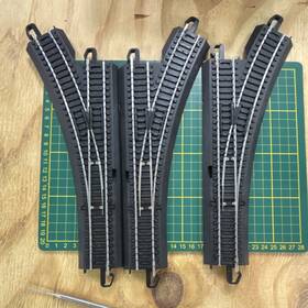 Bachmann 44561b-r Ho E-z Track Switch #4 Manual Throw 2 Rh 1 Lh