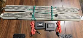 44575-b Bachmann Nickle-silver E-z Track Left Hand No.6 Crossover With 2 Controllers - Ho