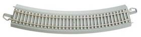 44703 Bachmann Ho Nickel Silver 22 Inch Curved E-z Track With Concrete Ties Pack Of 4