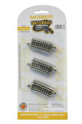 44833 Bachmann Bachmann-e-z Tr Ns 1/4 14 Inch Rad 6/ - N