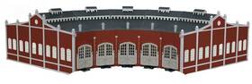 45020 Bachmann Ho Five-bay Roundhouse With Nickel Silver Track