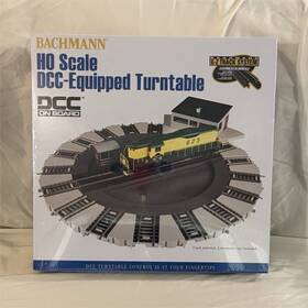 Bachmann 46289 Ho Scale Turntable Dcc Fitted Digital Control Two-rail Mpn