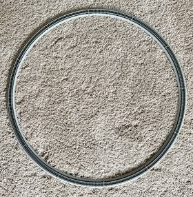 4801a Bachmann N Scale E-z Track 12 Curve Pieces 11 1/4 Inch Radius - Exc Condition