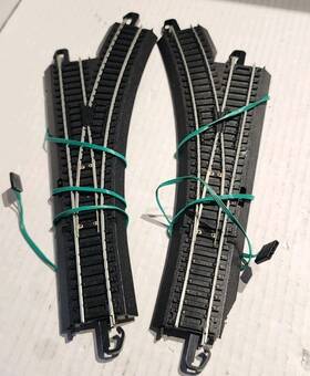 550333 Bachmann Ho Scale E-z Track Left And Right Switch