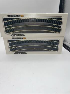 Ac442770 Bachmann Ho Simplimatic Plug-in Wiring Train Tracks - New 2 Boxes