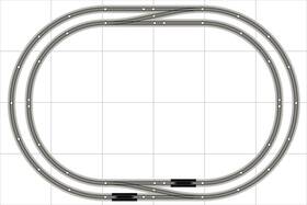 Bachmann Bac-ho-l020a E-z Track Train Layout #020a Set Ho Scale 4ft X 6ft Wire Switches