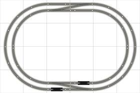 Bachmann Bac-ho-l020adcc E-z Track Train Layout #020adcc Set Ho Scale 4ft X 6ft Dcc Switches