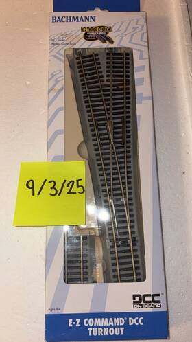 Bac44133 Bachmann Modern Ho 44133 Dcc #5 Turnout Right 539255