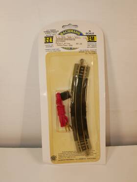 Bac44802 Bachmann N Curved Track Nickel Silver Rail And Gray Roadbed E-z 11.25 44802