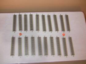 Bac44881 Bachmann 44881 N Scale E-z Track Nickel Silver/gray 5 Inch Straight 20 Pcs