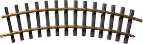2-rail Bachmann G4501 R600 Curve Brass G Scale Track 7 Pcs