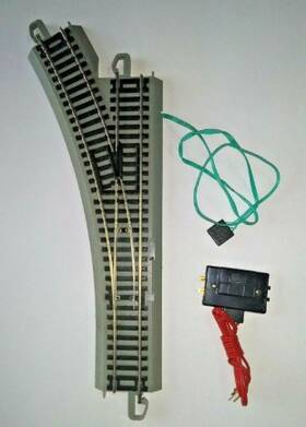 H-4561-b-l Bachmann Ho E-z Track Nickel Silver Left Switch Turnout Remote