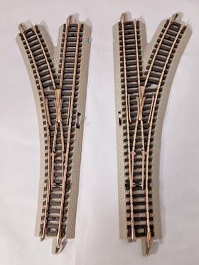 Bachmann K191028 2 E.z. Ballasted Points/turnouts 1 X Rh Lh 160 Mm Unboxed N Scale