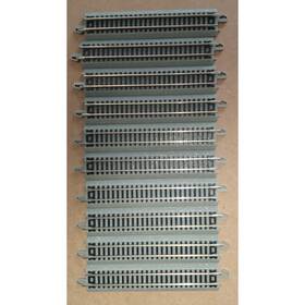 Bachmann N4811a2 N4811-a2 N Scale E-z Track Short Tracks - Gray Roadbed Set Of 10