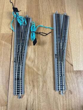 N4859 Bachmann 2 Right Hand Switch Turnout Ez Track #6 N Scale