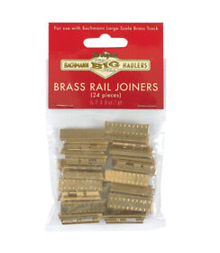 94657 Bachmann Trains G Scale Brass Track Rail Joiners Pack Of 24