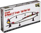 Bac44872 Bachmann Trains Snap-fit E-z Track 8 Pc. Tall Pier Set Nickel