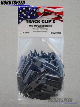 Bdz00100 Big Dogz Designs Track Clipftz For Lionel Fastrack 100 Clips New