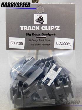 Bdz0065 Big Dogz Designs Track Clipftz For Lionel Fastrack 65 Clips Connect New