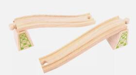 Big Jig Rails 691621091135 Bjt113 Wooden Ascender And Descender Track Pieces